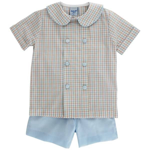 Bailey Boys Princeton Plaid Dressy Short Set 25207-DSS 5202