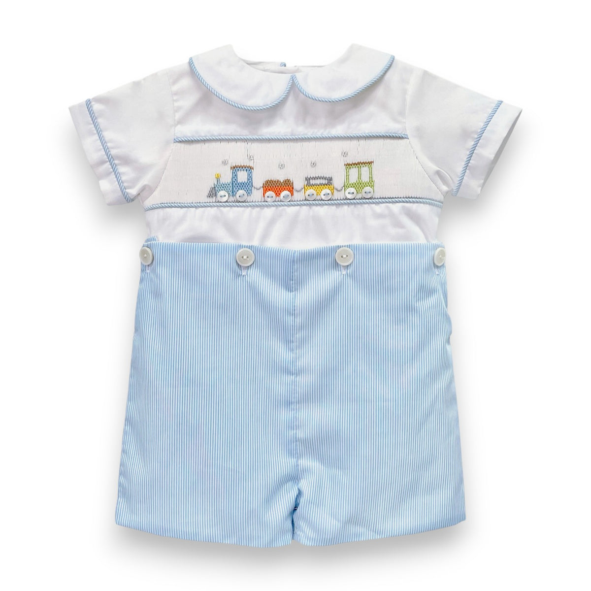 Petit Ami Train Smocked Bobby Suit 2527/3527 5308