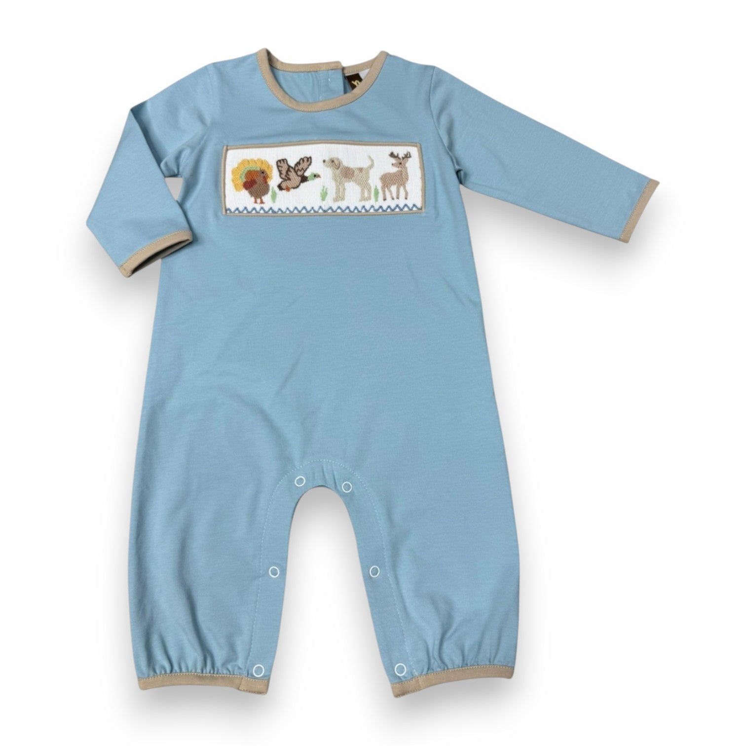 Banana Split Boys Life Smocked Boys Romper 255 5307