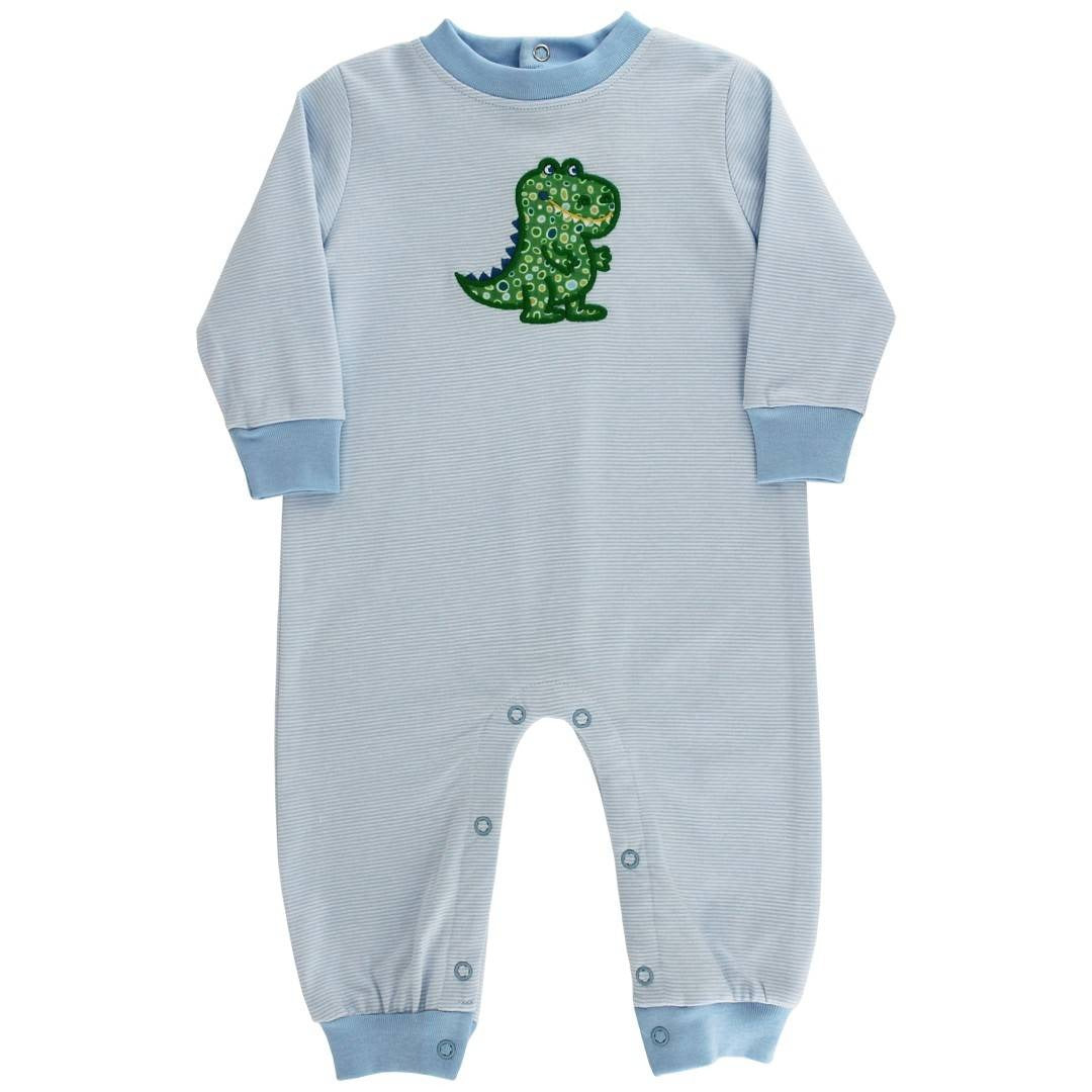Bailey Boys Darling Dino Knit Romper 25508-COE 5207