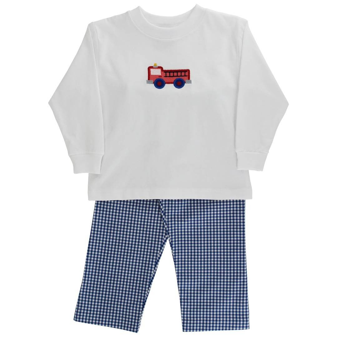 Bailey Boys Little Engine Boys Pant Set 25509-PTSB 5207