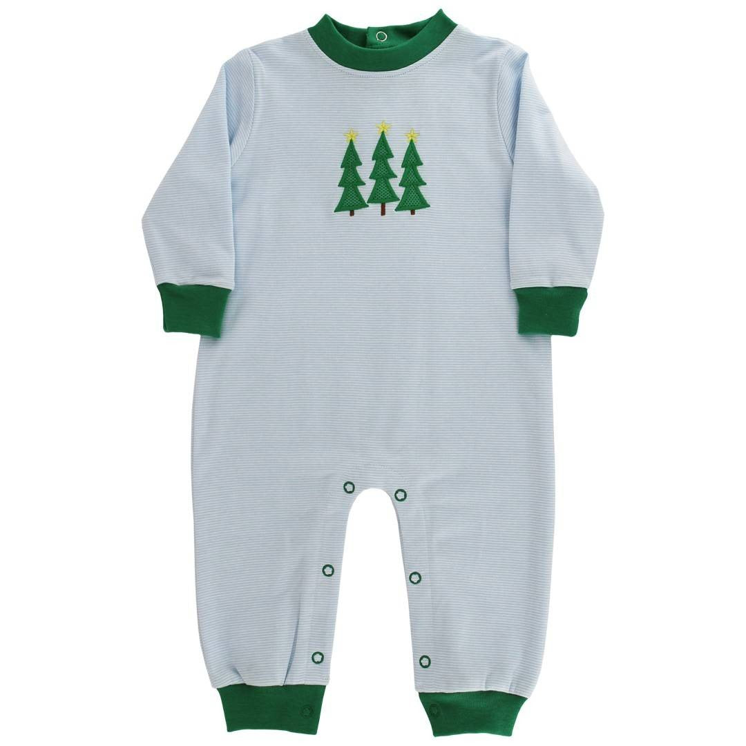 Bailey Boys Enchanted Evergreens Knit Romper 25518-COE 5209