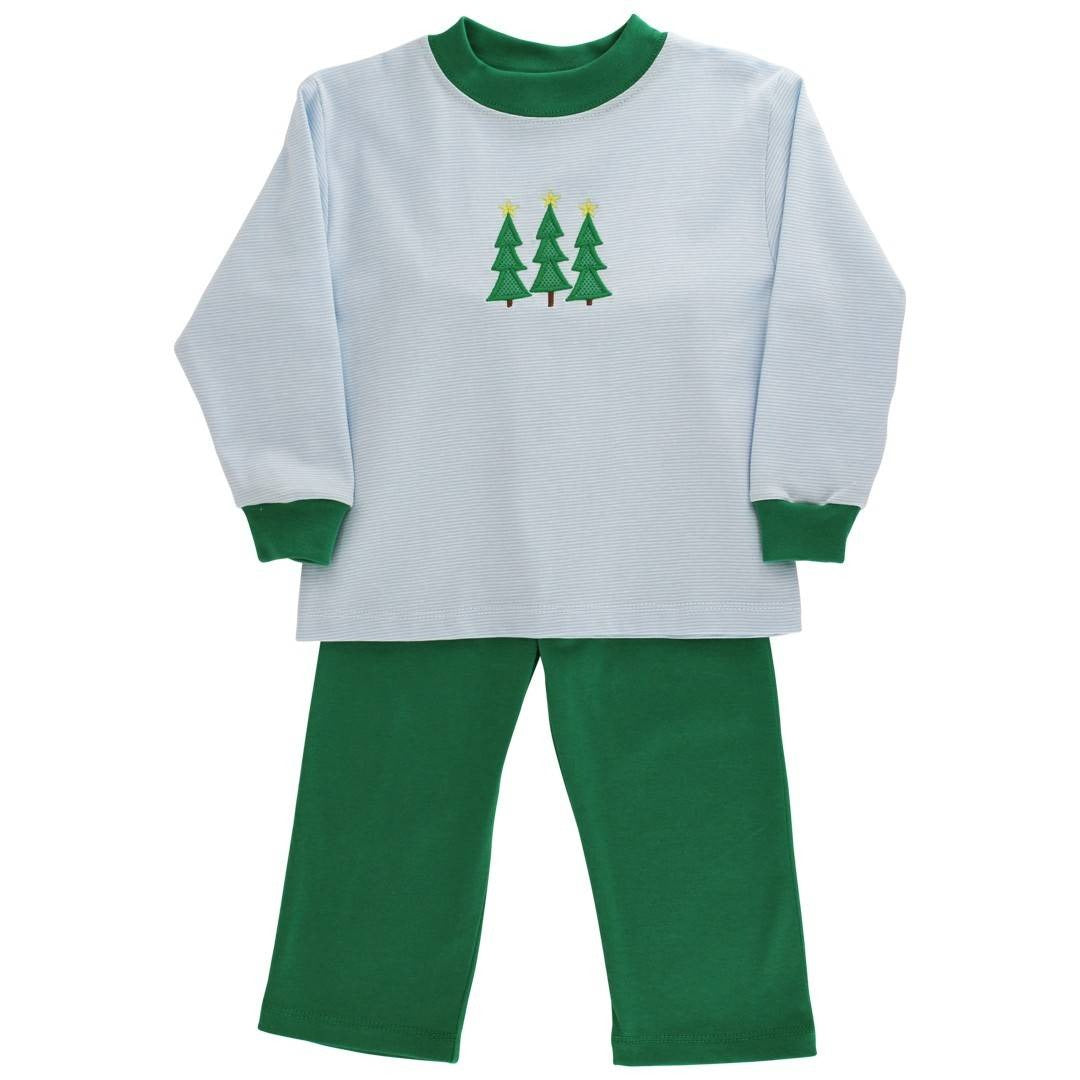 Bailey Boys Enchanted Evergreens Boys Pant Set Knit 25518-PTSB 5209
