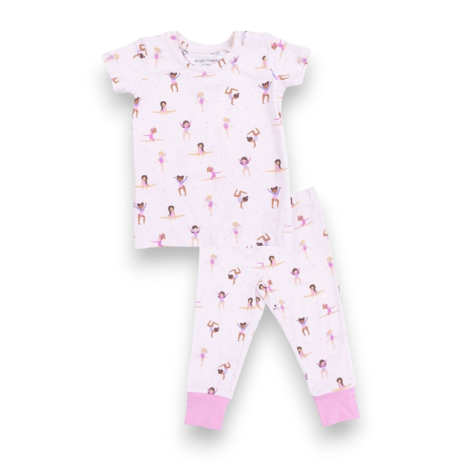Angel Dear Tiny Tumblers Short Sleeve Loungewear Set 257-F26-TTB 5308