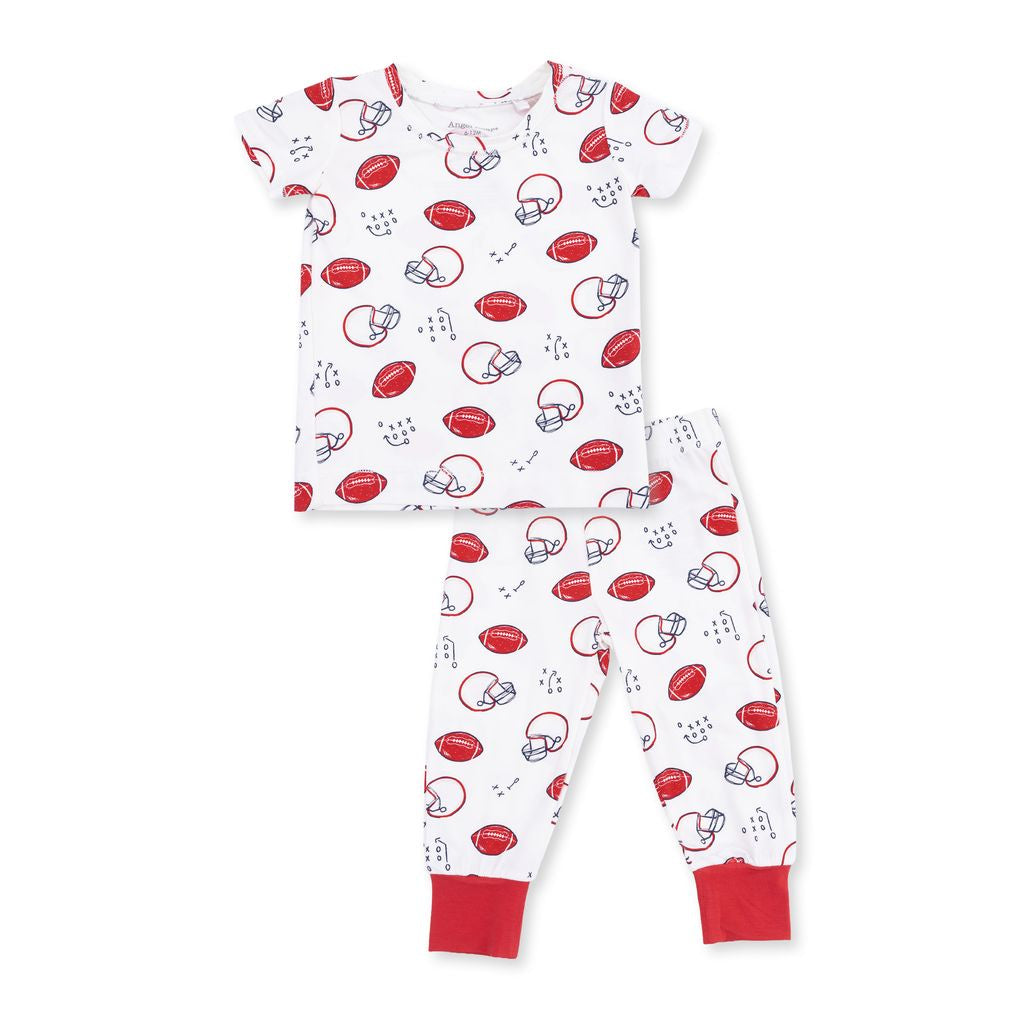 Angel Dear Touchdown Time Short Sleeve Loungewear Set 257-F26-TDT