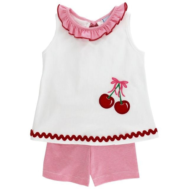 Bailey Boys Cherry Jubilee Knit Tee Short Set 26110-TSGK 5301