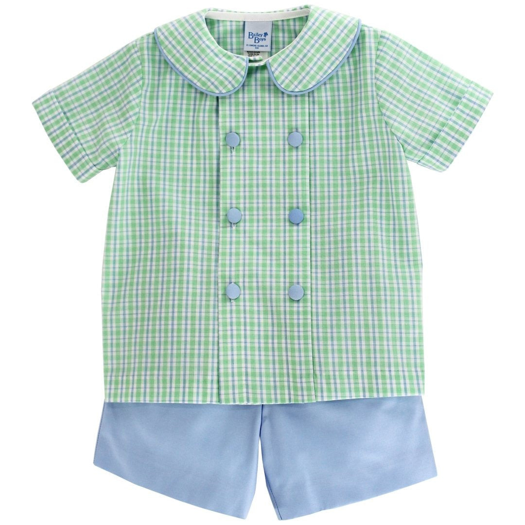 Bailey Boys Bridgewater Plaid Dressy Short Set 26208-DSS 5301