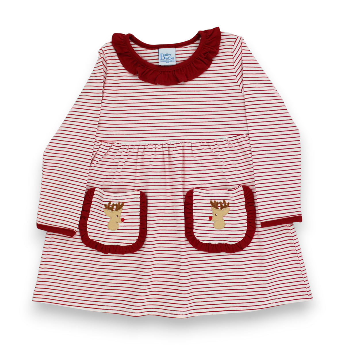 Bailey Boys Rudy Reindeer Knit Dress 26917-KDR 5309