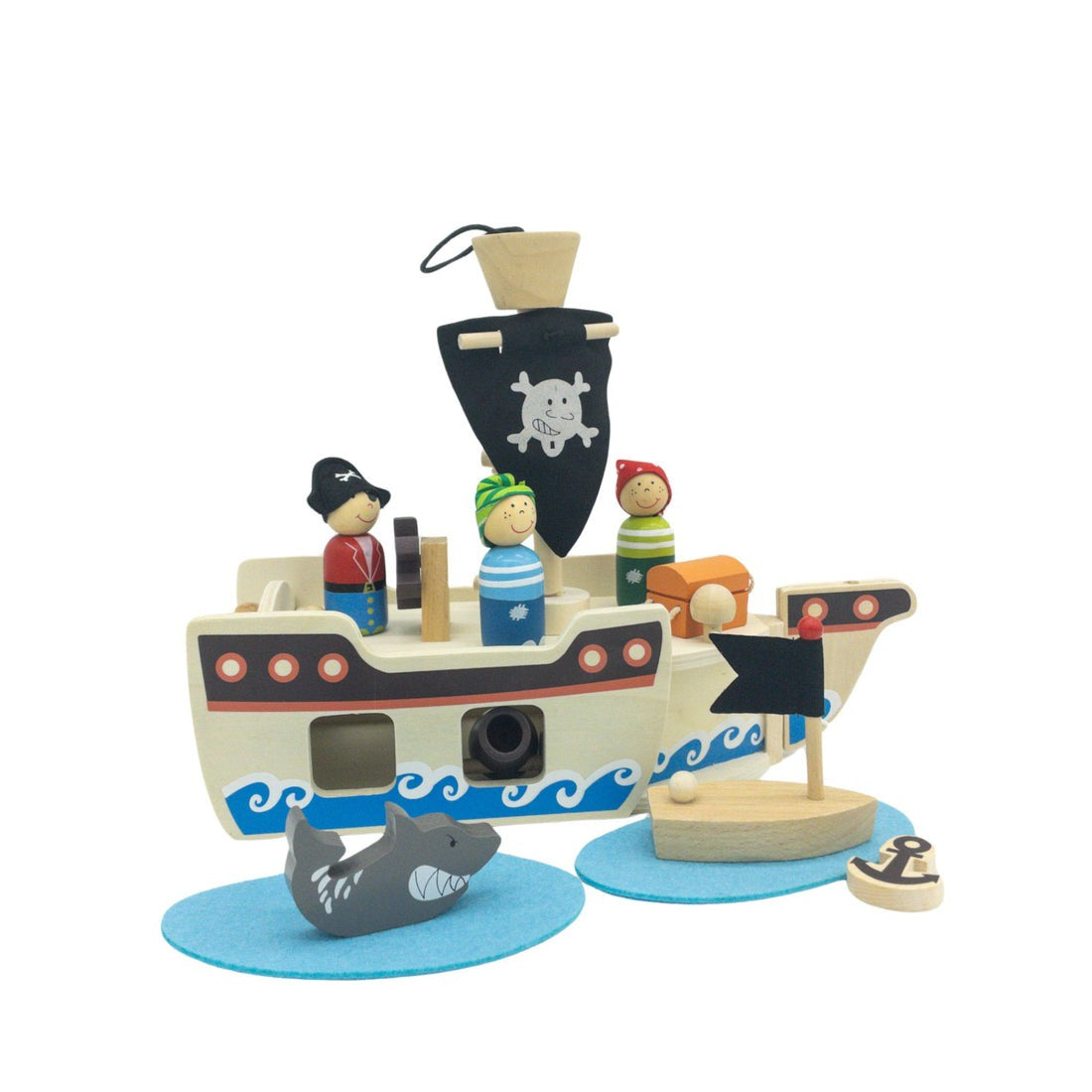 Rosalina wooden pirate ship