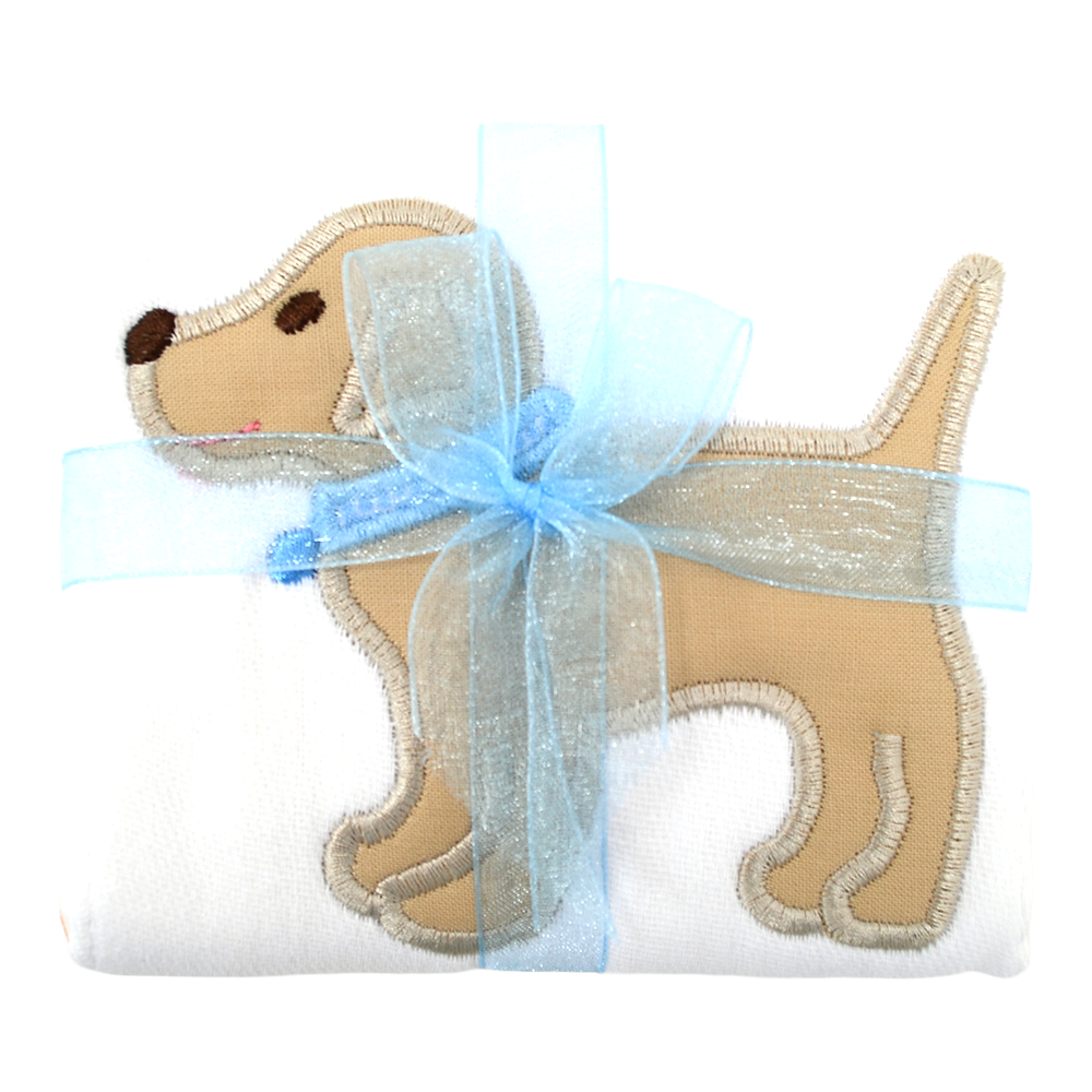 3 Marthas Applique  Burp Pad