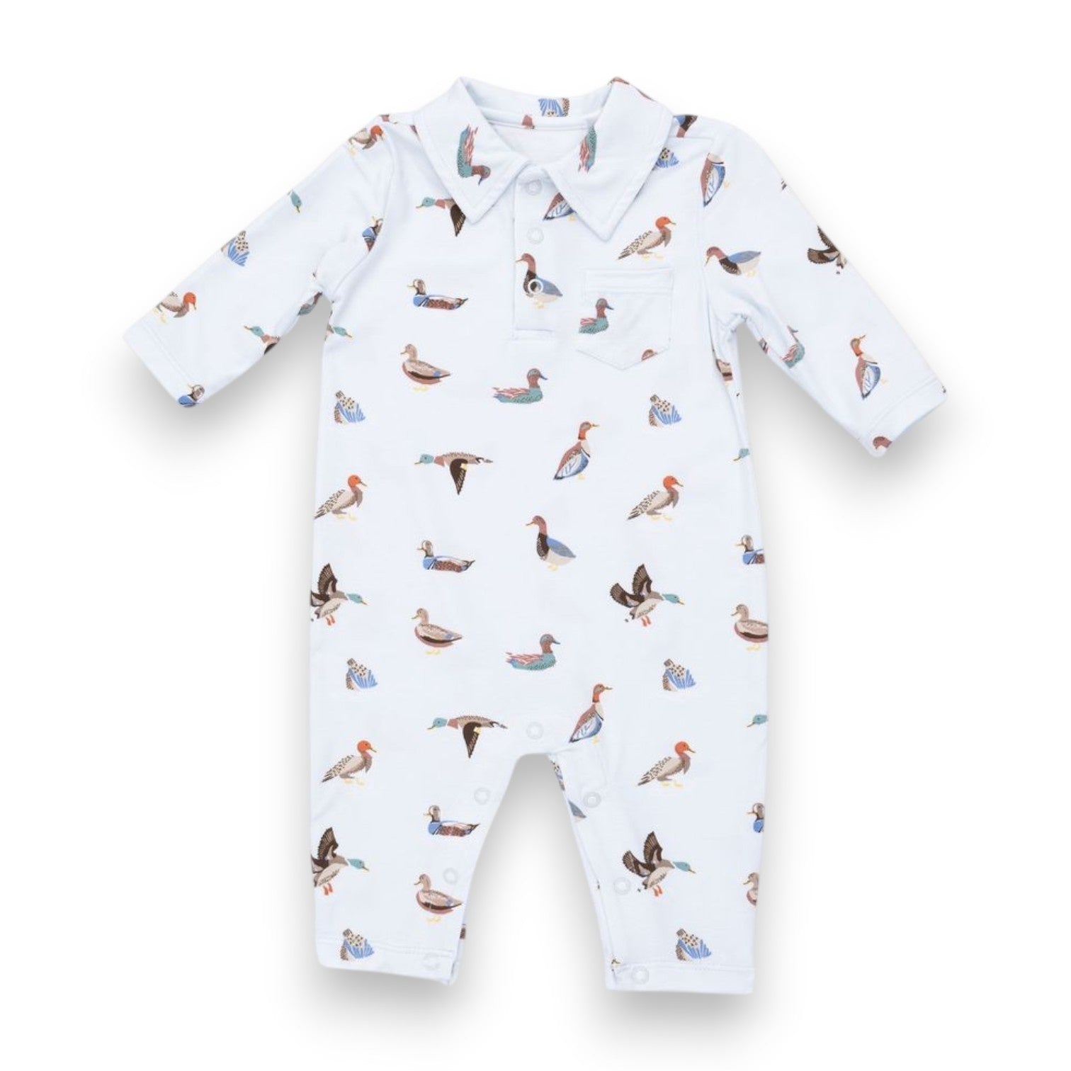 Angel Dear American Ducks Polo Romper 307-F26-ADU 5308