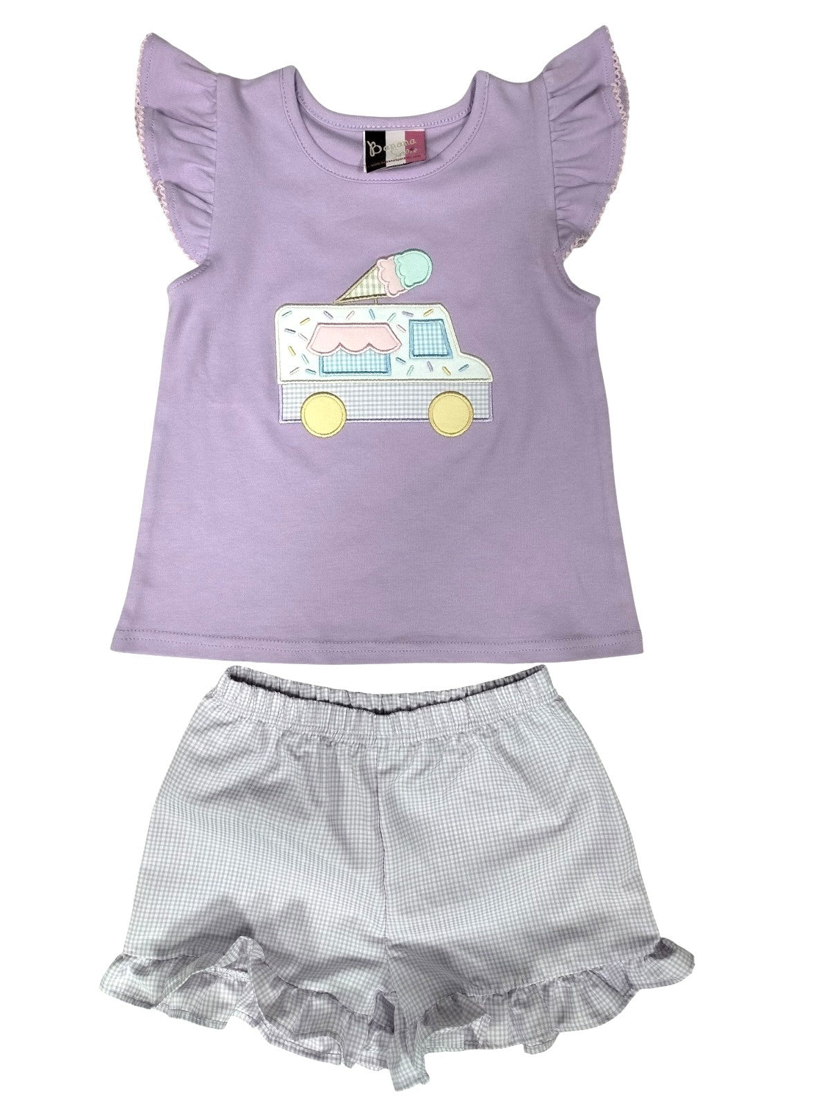 Banana Split I Scream, You Scream A/S Short Set 311 5301