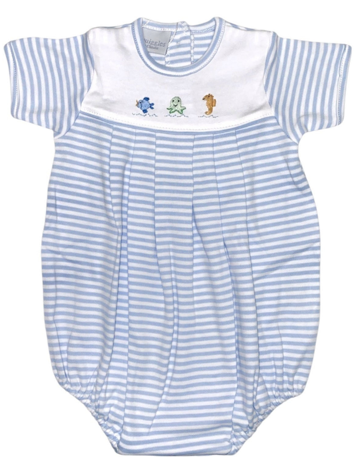 Squiggles Mini Sea Creatures Pleated Romper w/01 Yoke M328/16/5301 5112