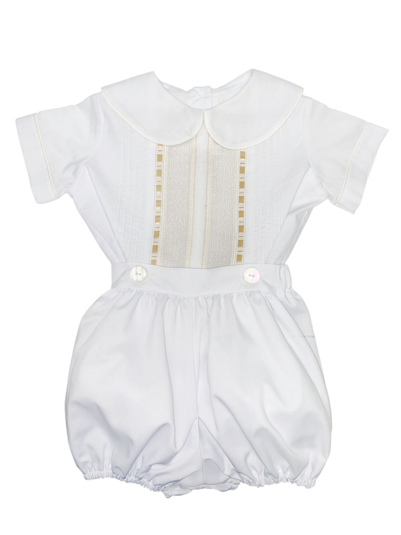 Treasured Memories White/Ecru/Gold Ribbon Short Set 56144 5112