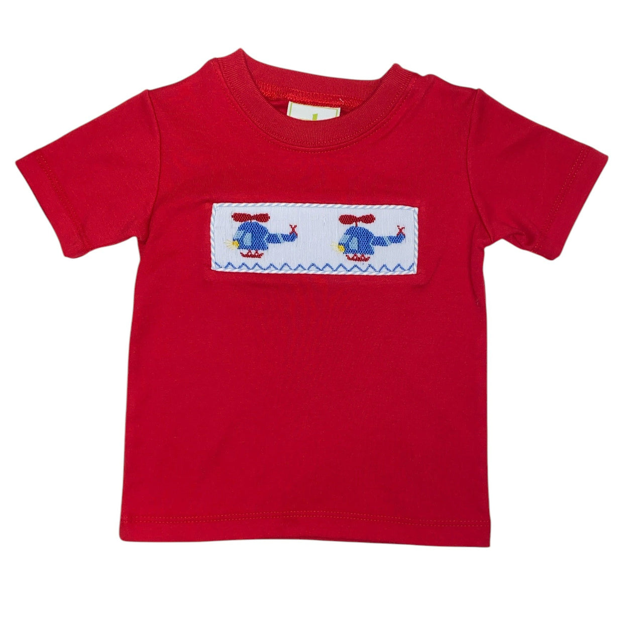 Zuccini Helicopter Harry's Play Tee Red Knit 5201