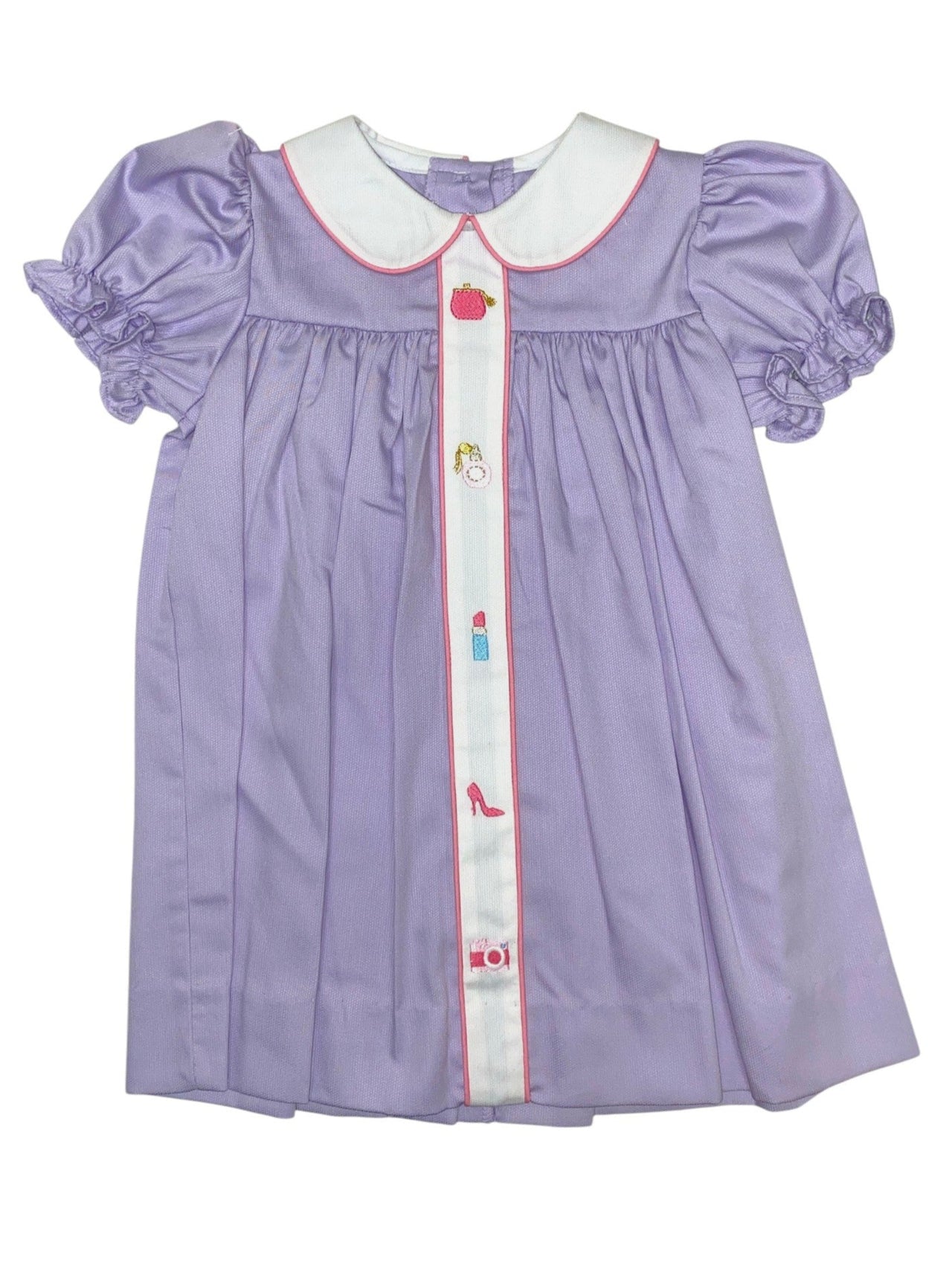 Zuccini Girly Marietta Dress Lavender Pique 5201