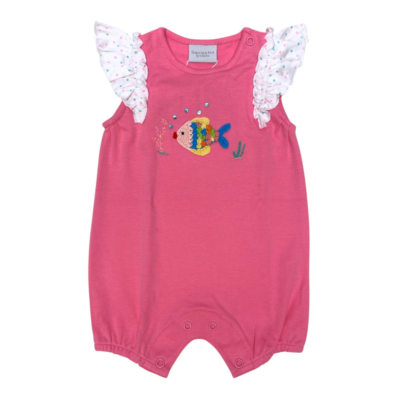 Squiggles Rainbow Fish Romper W/49D Wings 293/643/07 5201