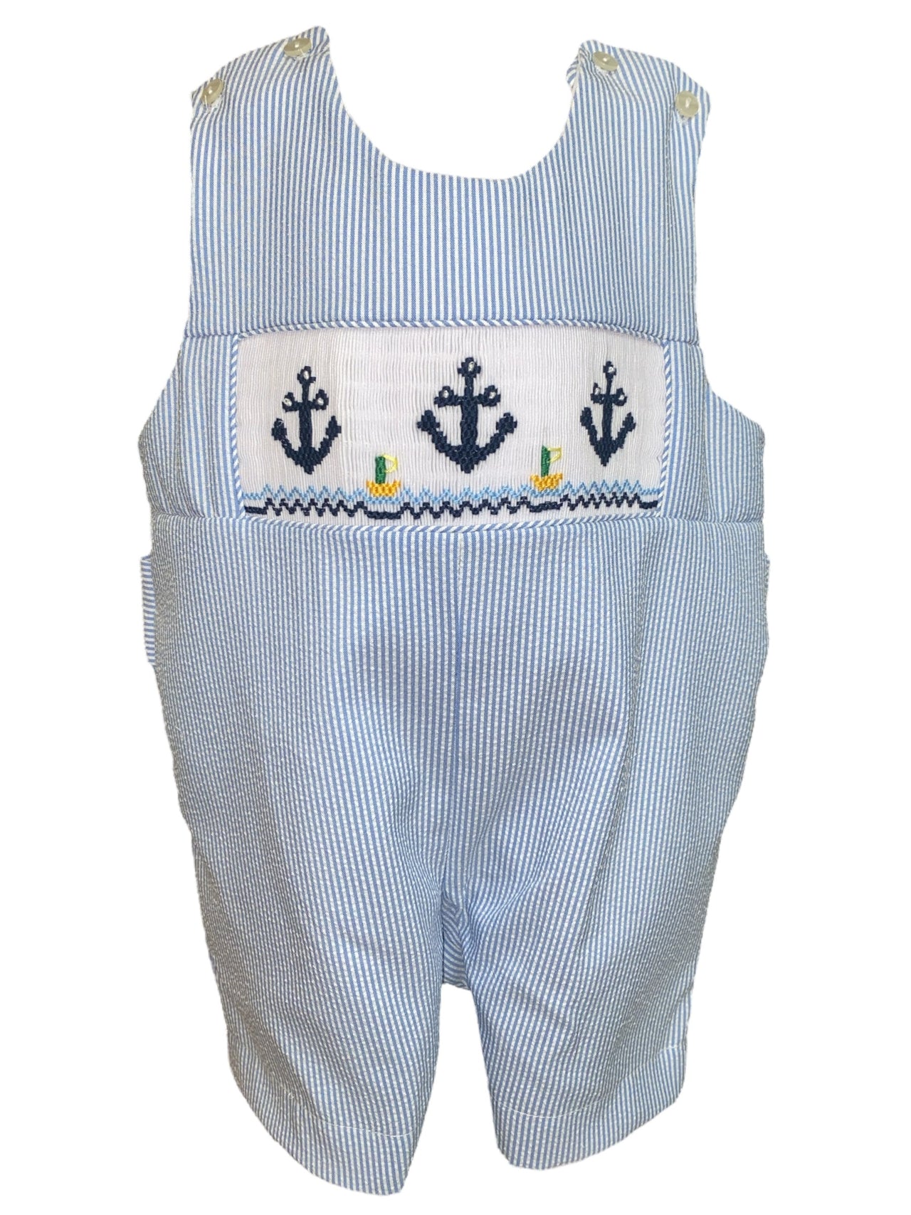 Rosalina Romper Anchor Seersucker 1011R 5201