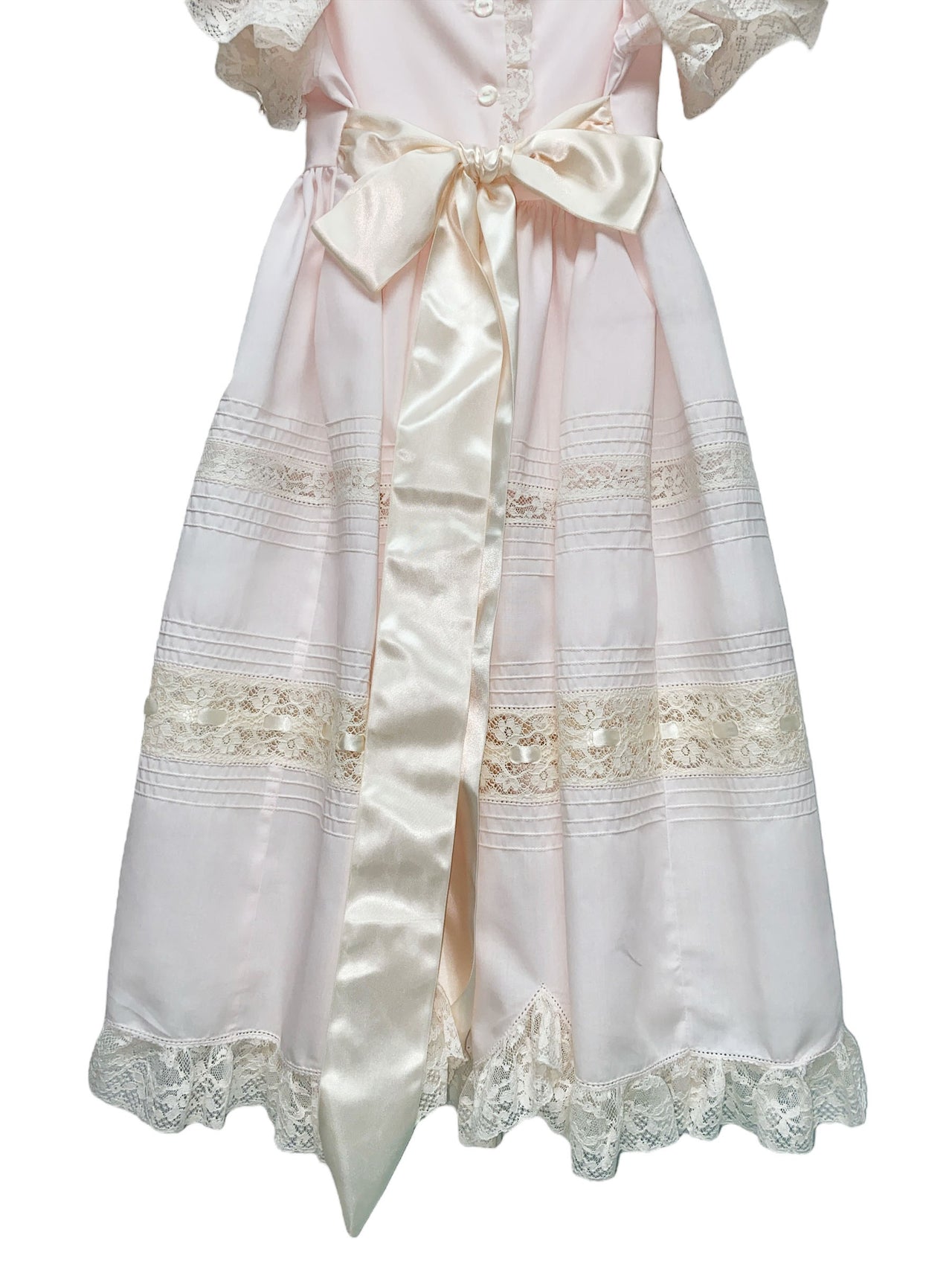 Treasured Memories Pink and Ecru Lace & Ribbon Dress S28311 5201