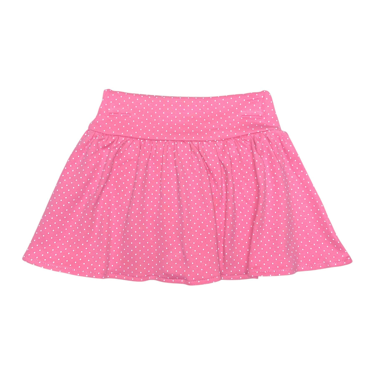 Luigi Light Bubblegum W/WH Dot Gathered Skort 5201