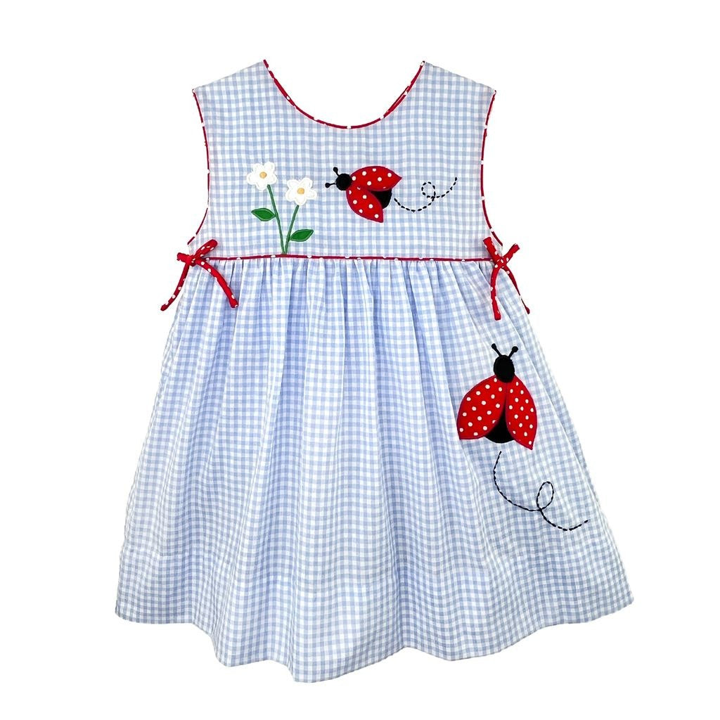 Petit Ami Sundress/Bloomer W/Ladybugs App 3227 5302