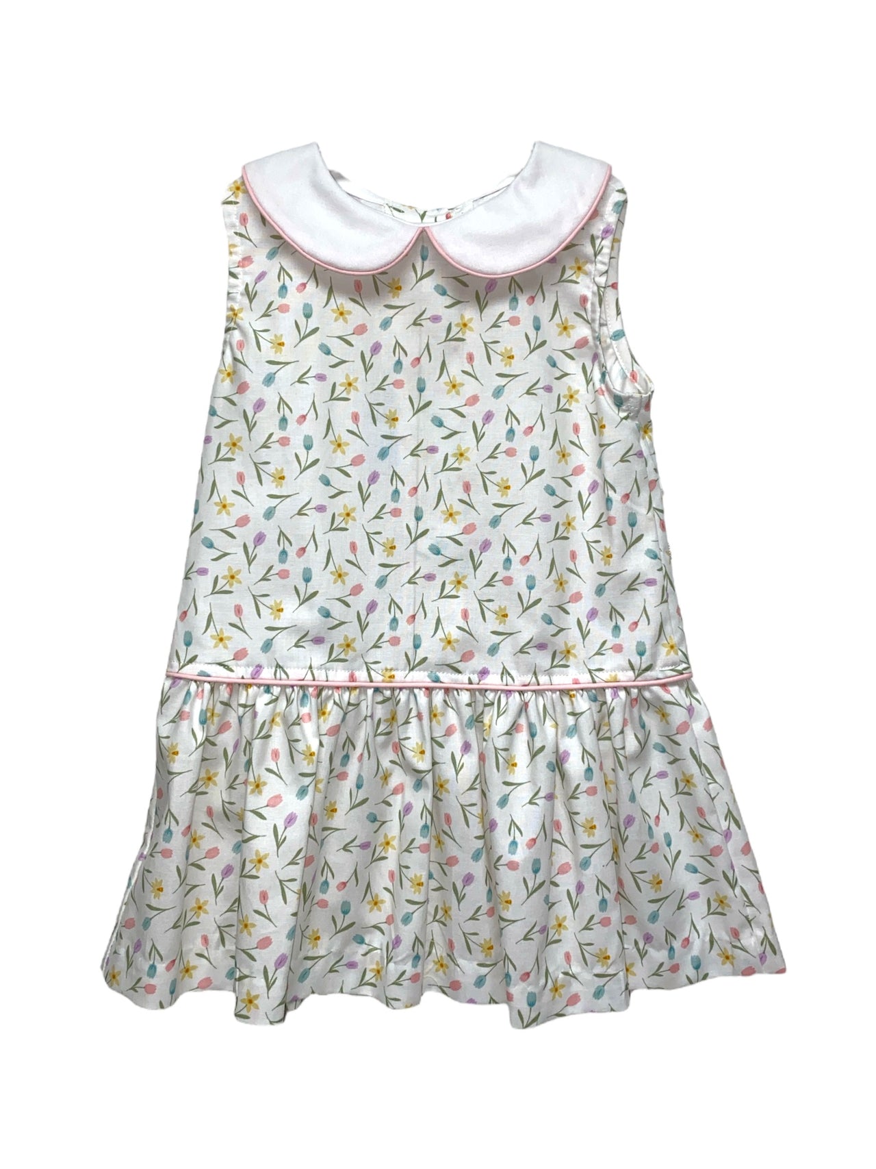 Anvy Kids Multi Tulip Dropwaist Dress Sleeveless S7098 5202