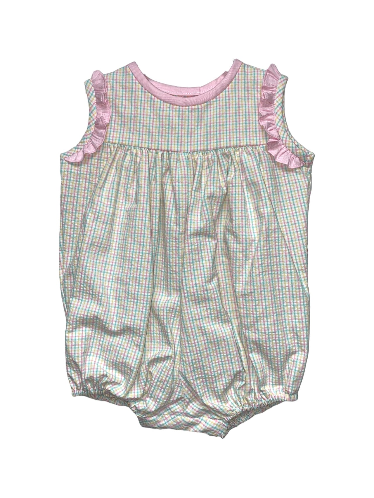 Anvy Kids Pastel Plaid Cammie Bubble S7125 5202