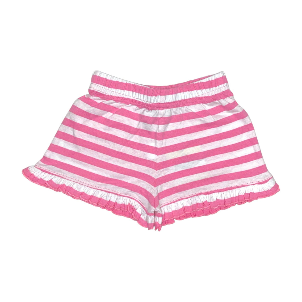 Luigi Lt Bubblegum/White Stripe Ruffle Shorts 5202