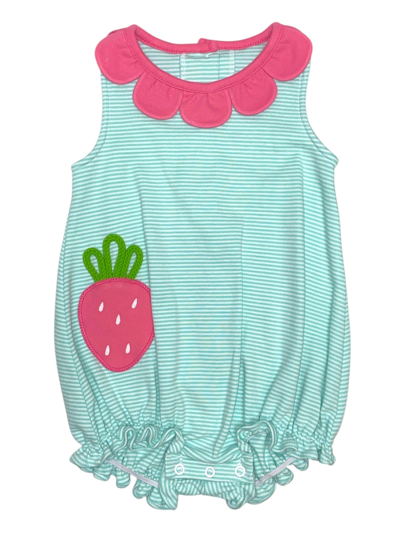 Zuccini Strawberry Reagan Bubble Mint Bitty Stripe Knit 5202