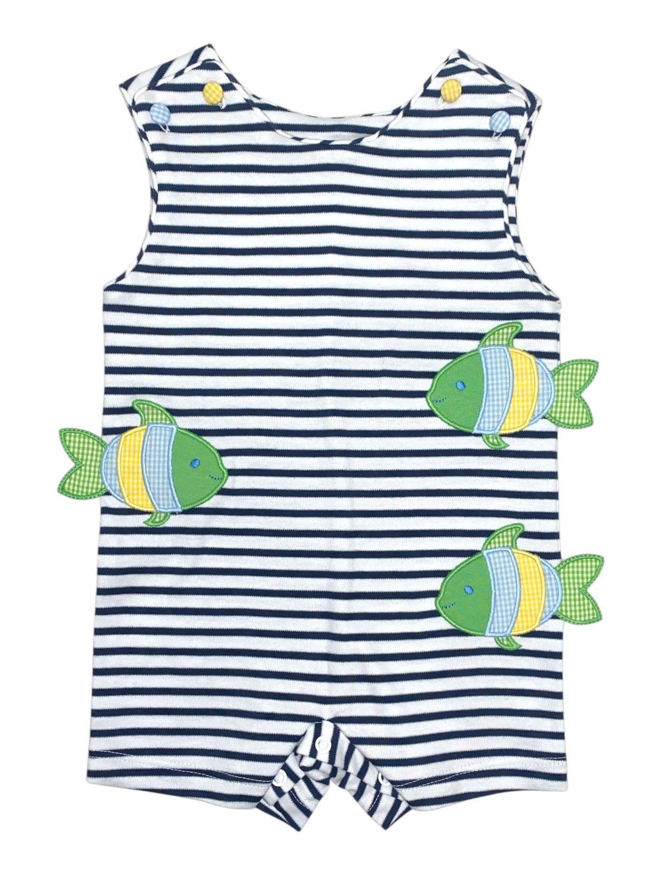 Zuccini Fish Ashton Shortall Navy/white stripe Knit 5202