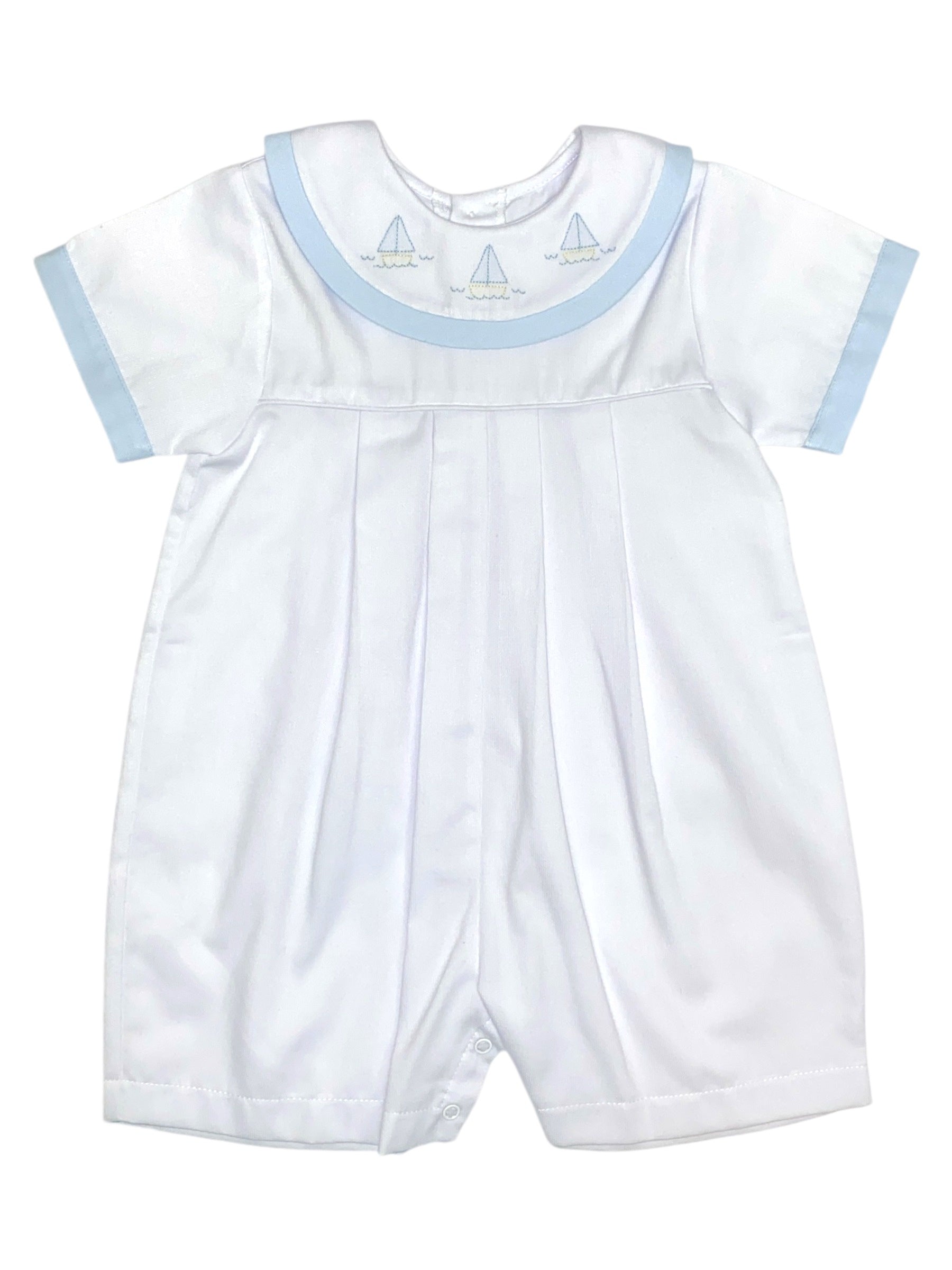 Auraluz White/Blue Pique Shortall Boats 5405 5202