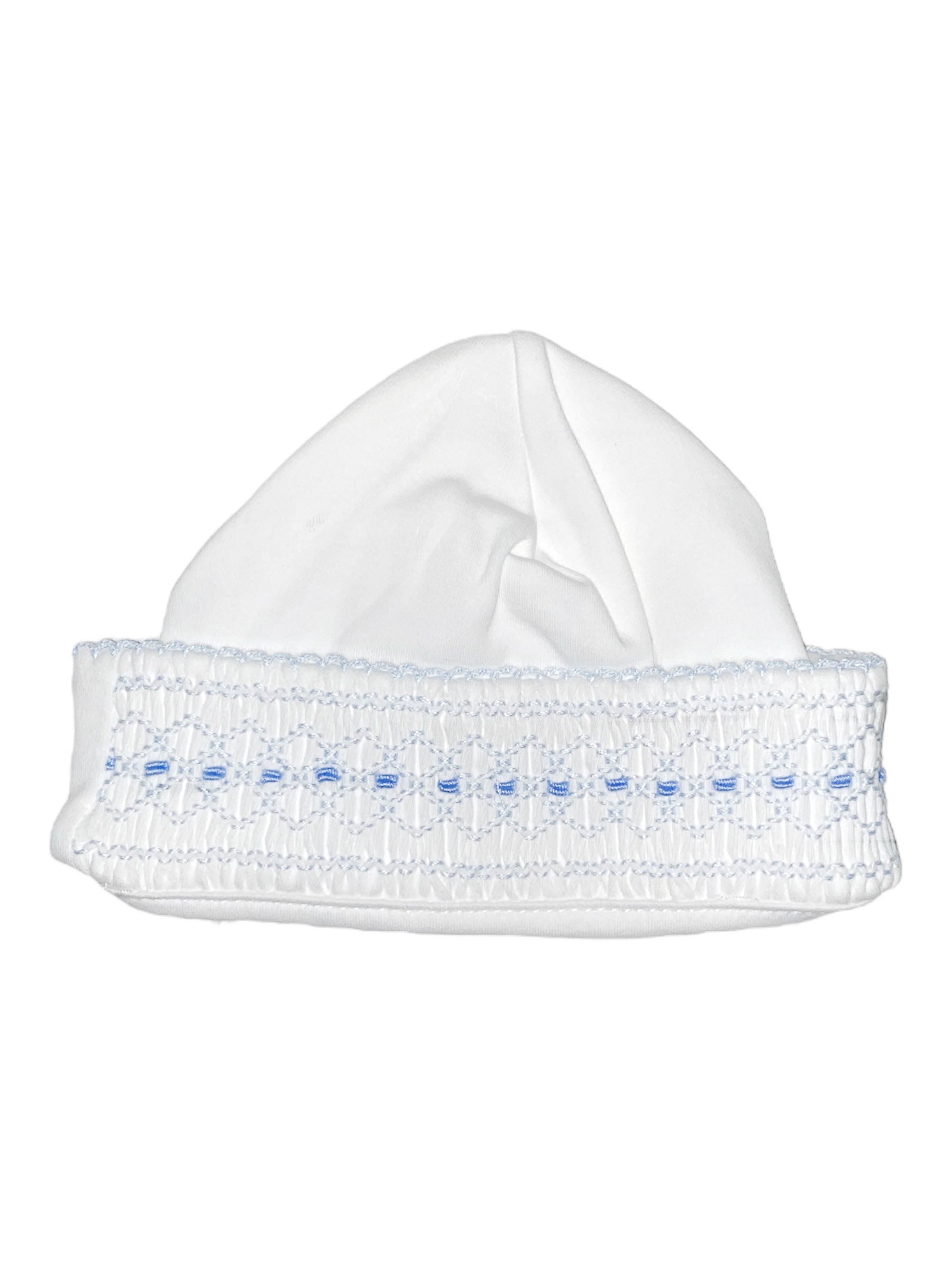 Miocotton White Hat W/Smocking NB 5203