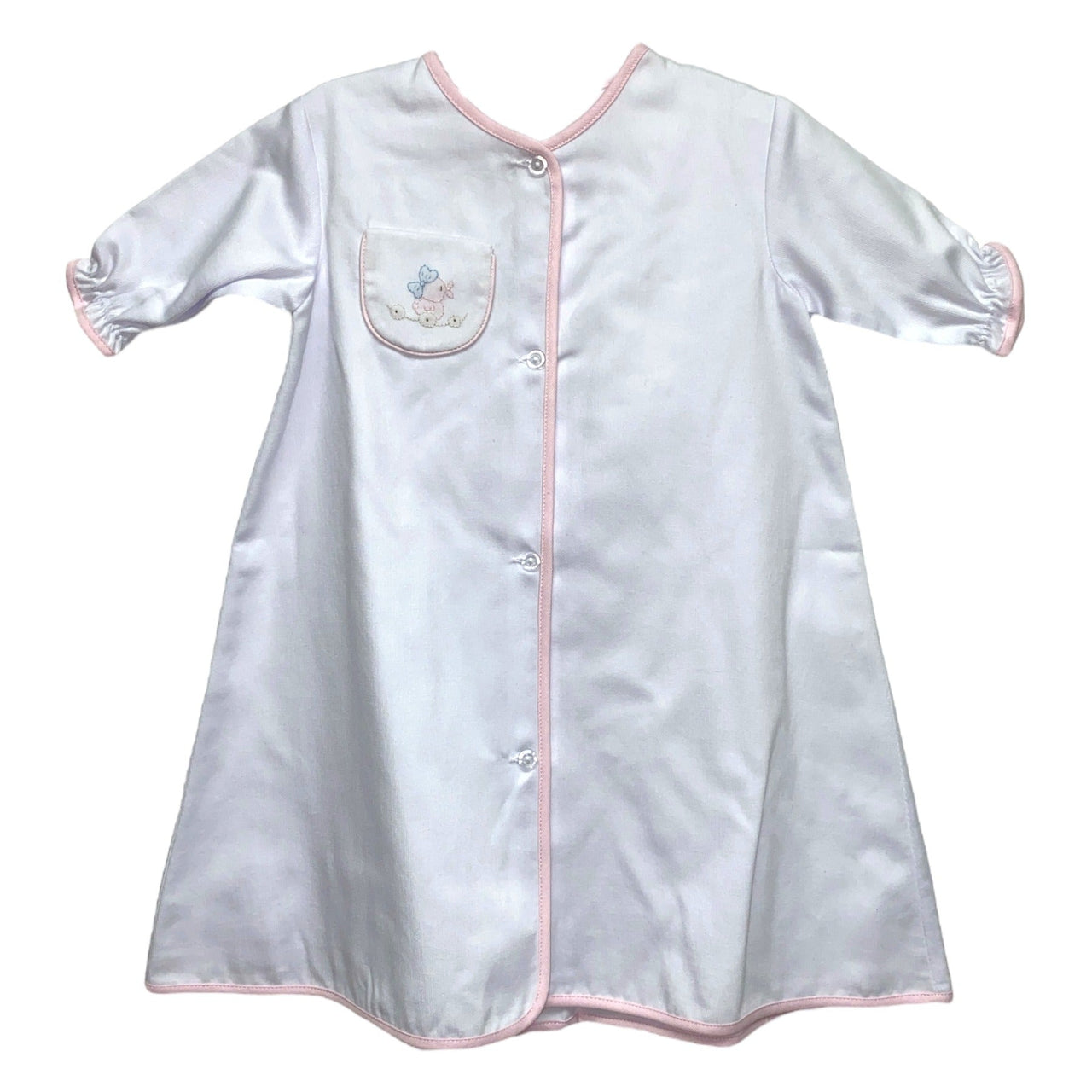 Auraluz  Pique Gown W/ Duck Shadow Emb 376 5207