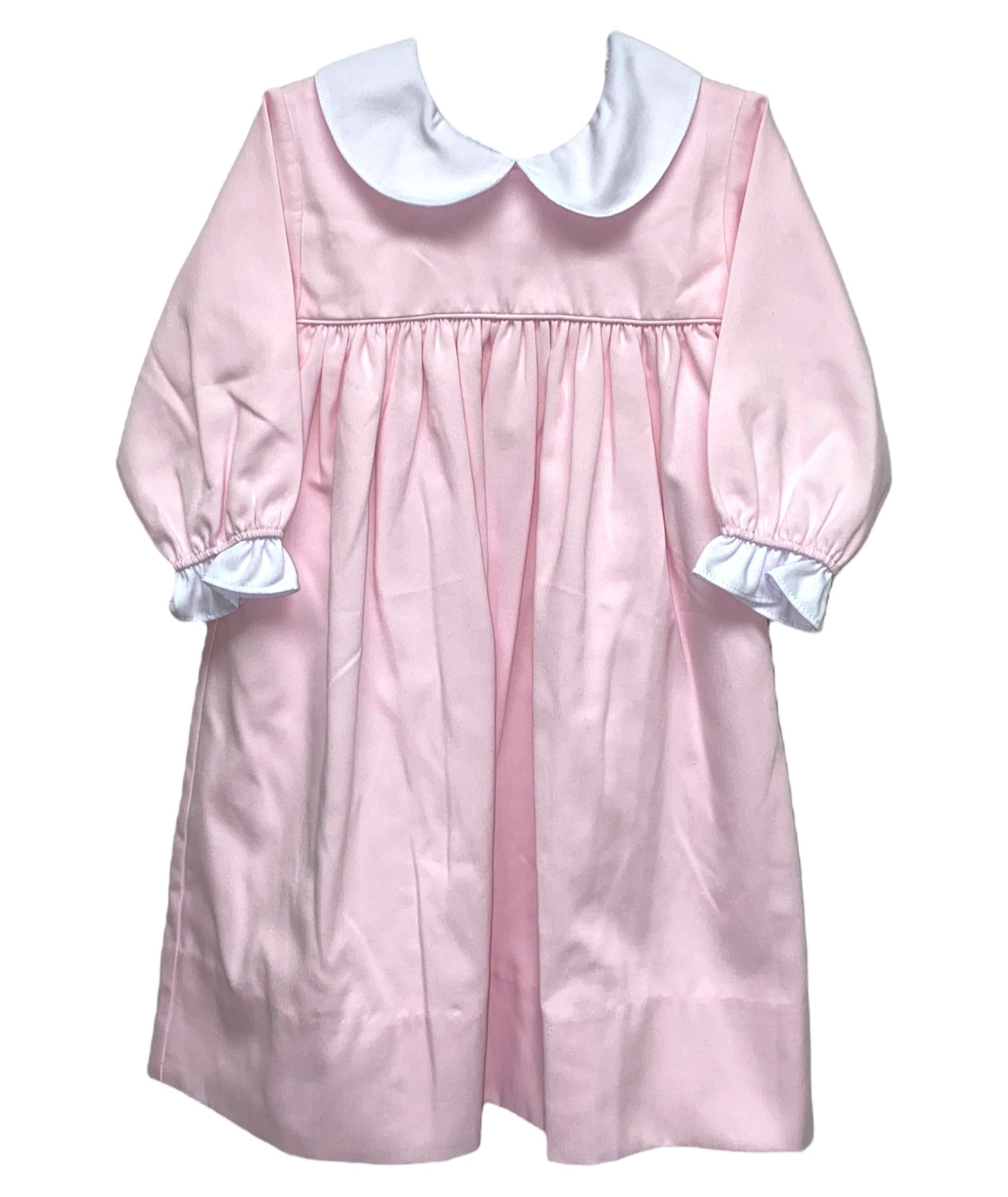 Auraluz Pique Dress Pink/White 7050-PW100 5207