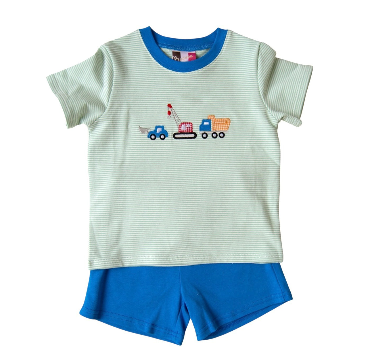 Banana Split Construction Boys Short Set 340 5301