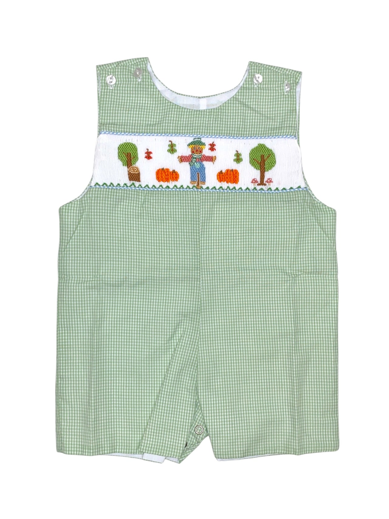 Lulu Bebe Smocked Scarecrow Shortall Pete-11 5208