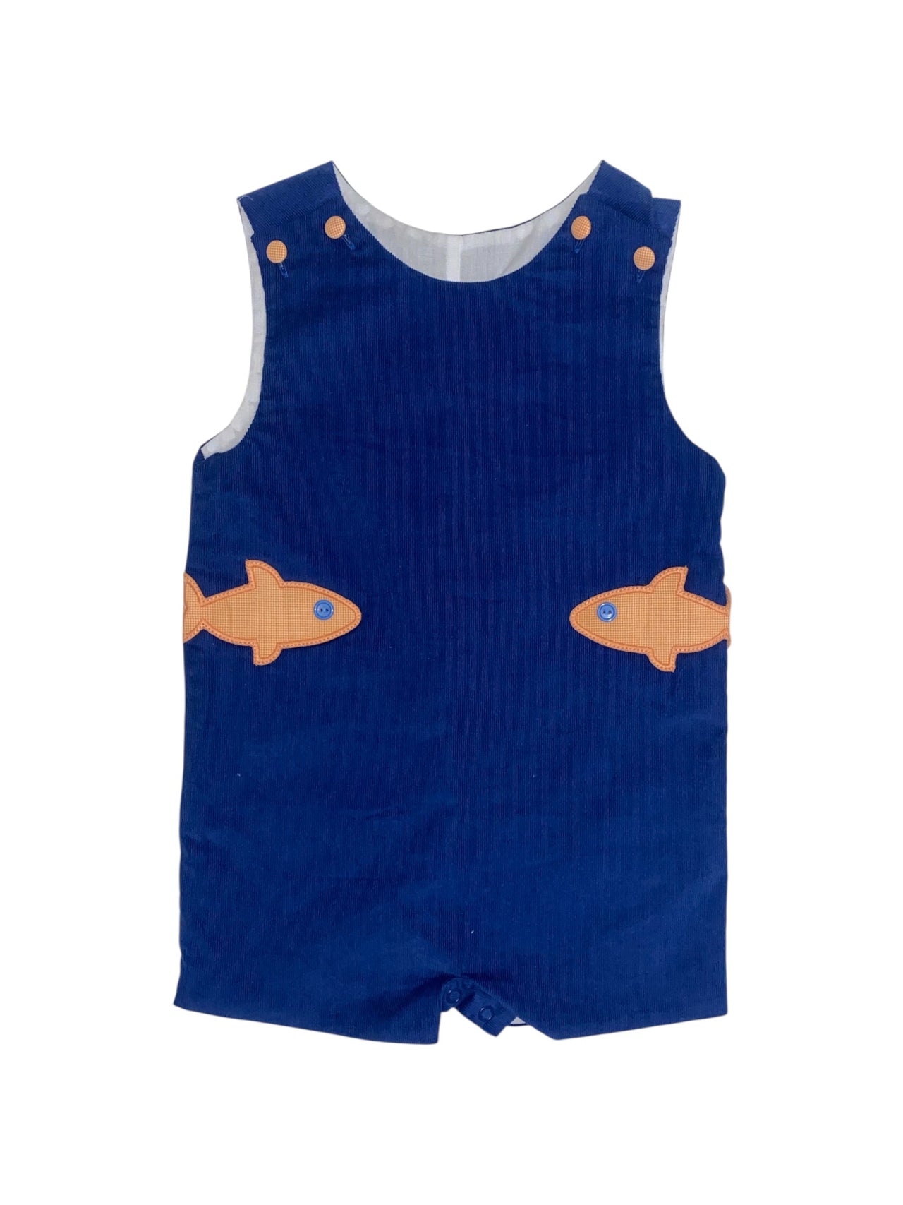 Zuccini Fish Ashton Shortall Royal Blue Corduroy 5208