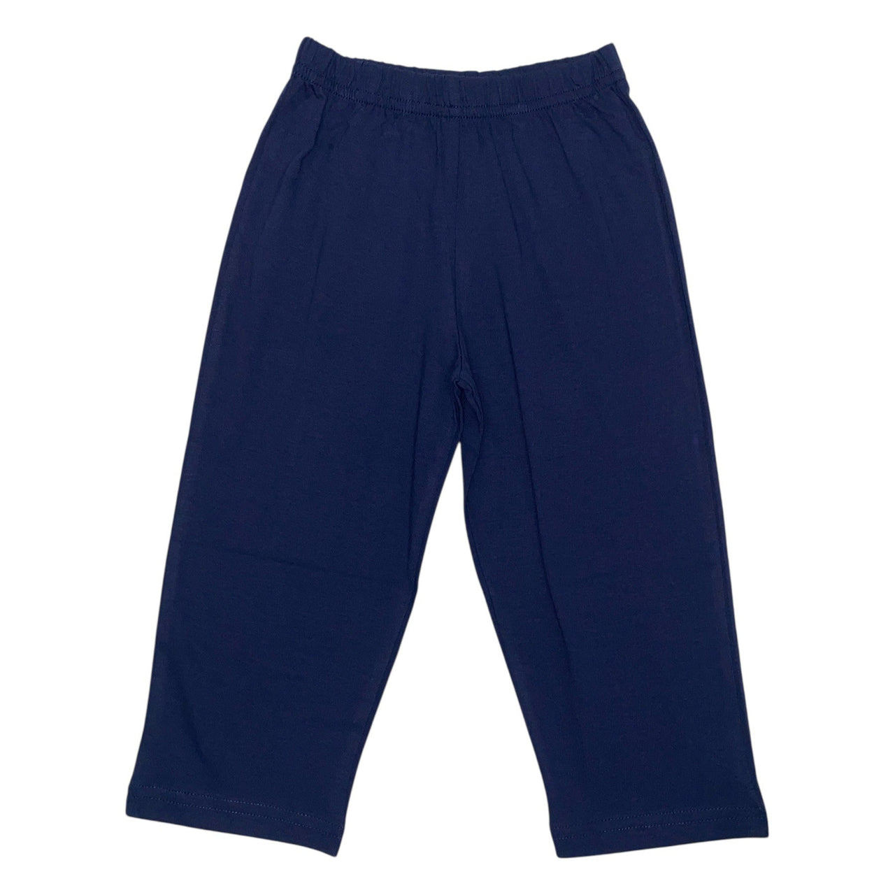 Luigi Jersey Solid Straight Pants Dark Royal 5208