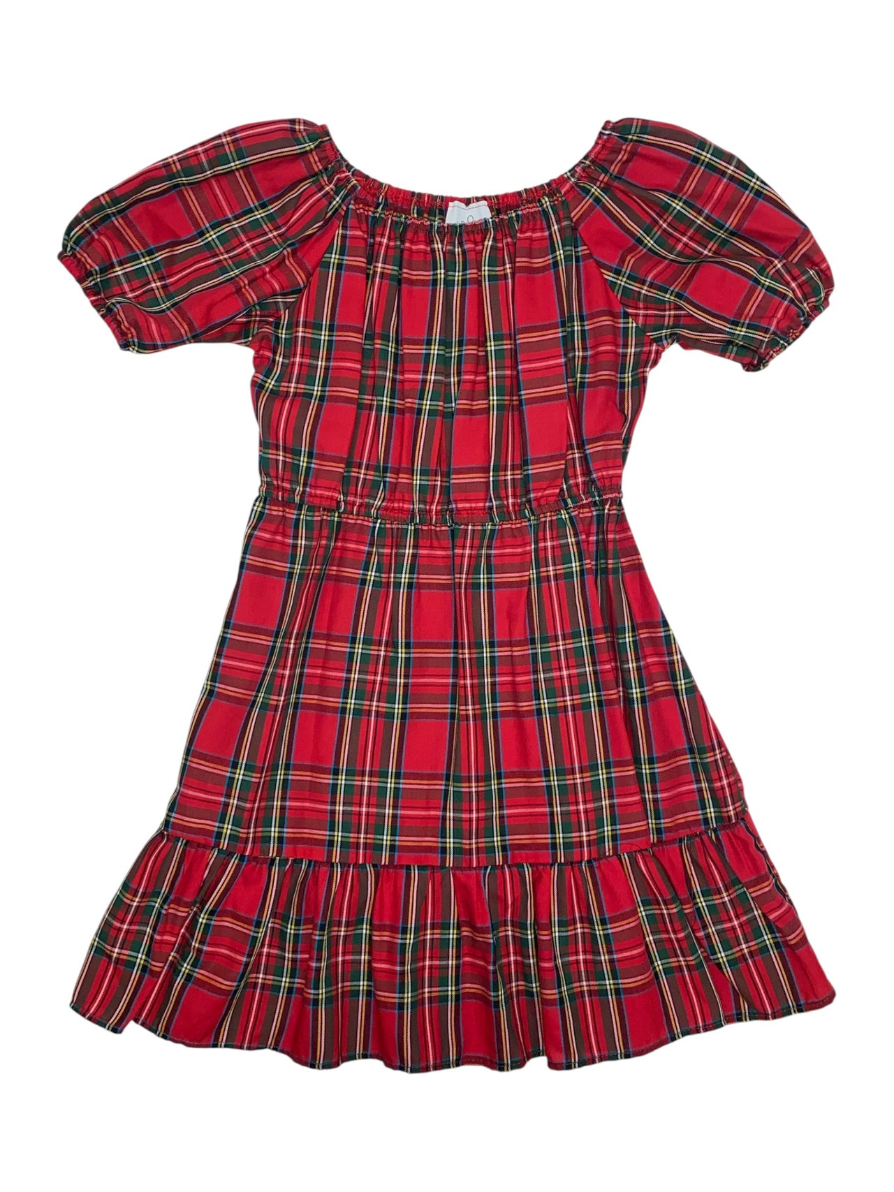 Maggie Breen  Ruffle Dress HW Plaid 7596D 5208