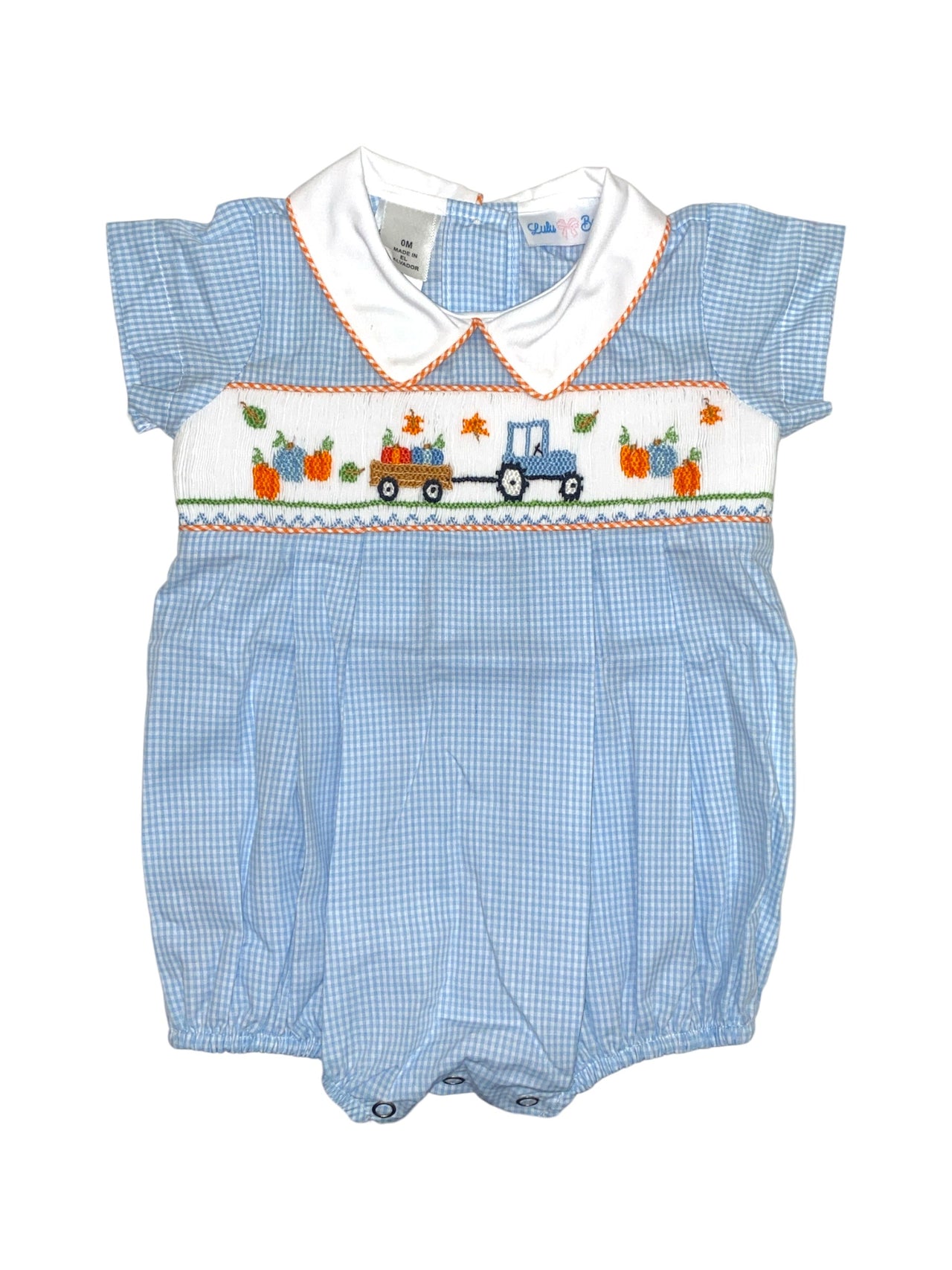 Lulu Bebe Pumpkin Harvest Boy Bubble Blake-3 5209