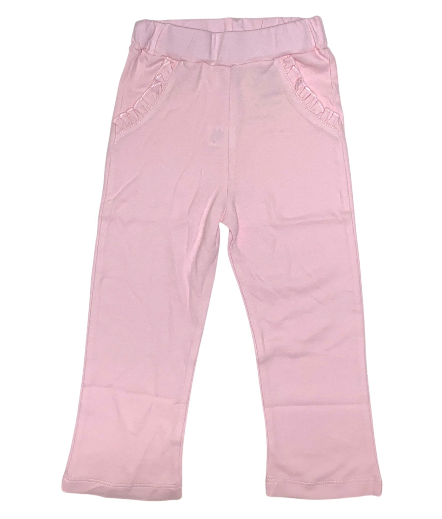 Luigi Girl Straight Pants W/Ruffle Pockets Solid IP058 5208