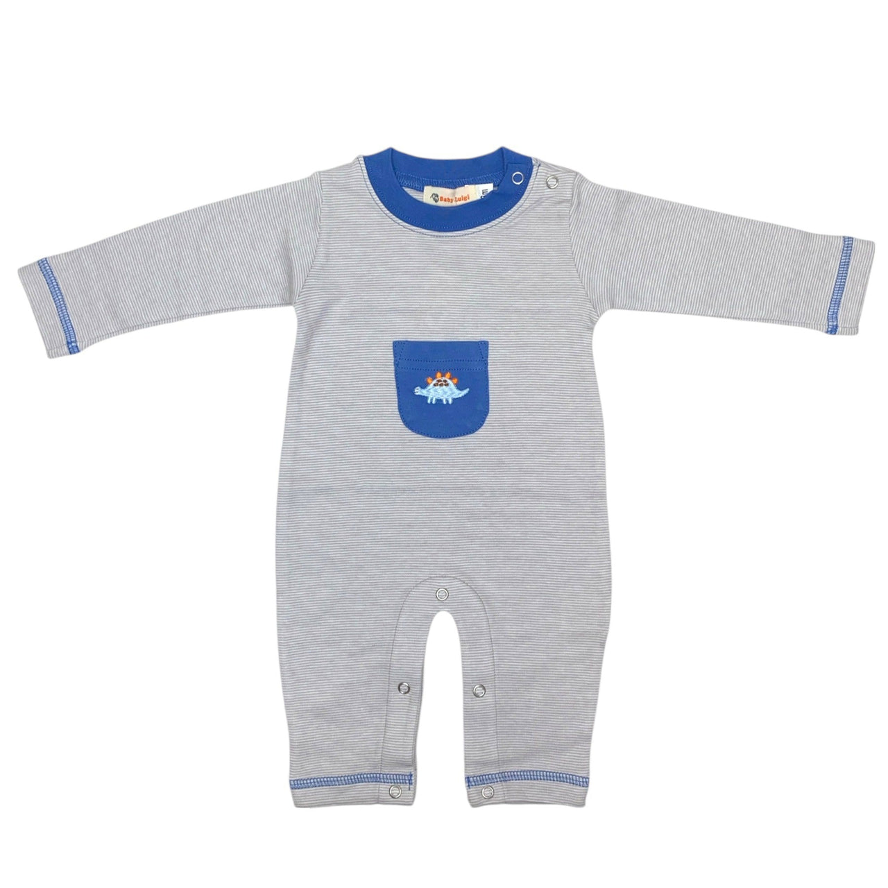 Luigi Boy Romper W/Emb on Pocket 5209