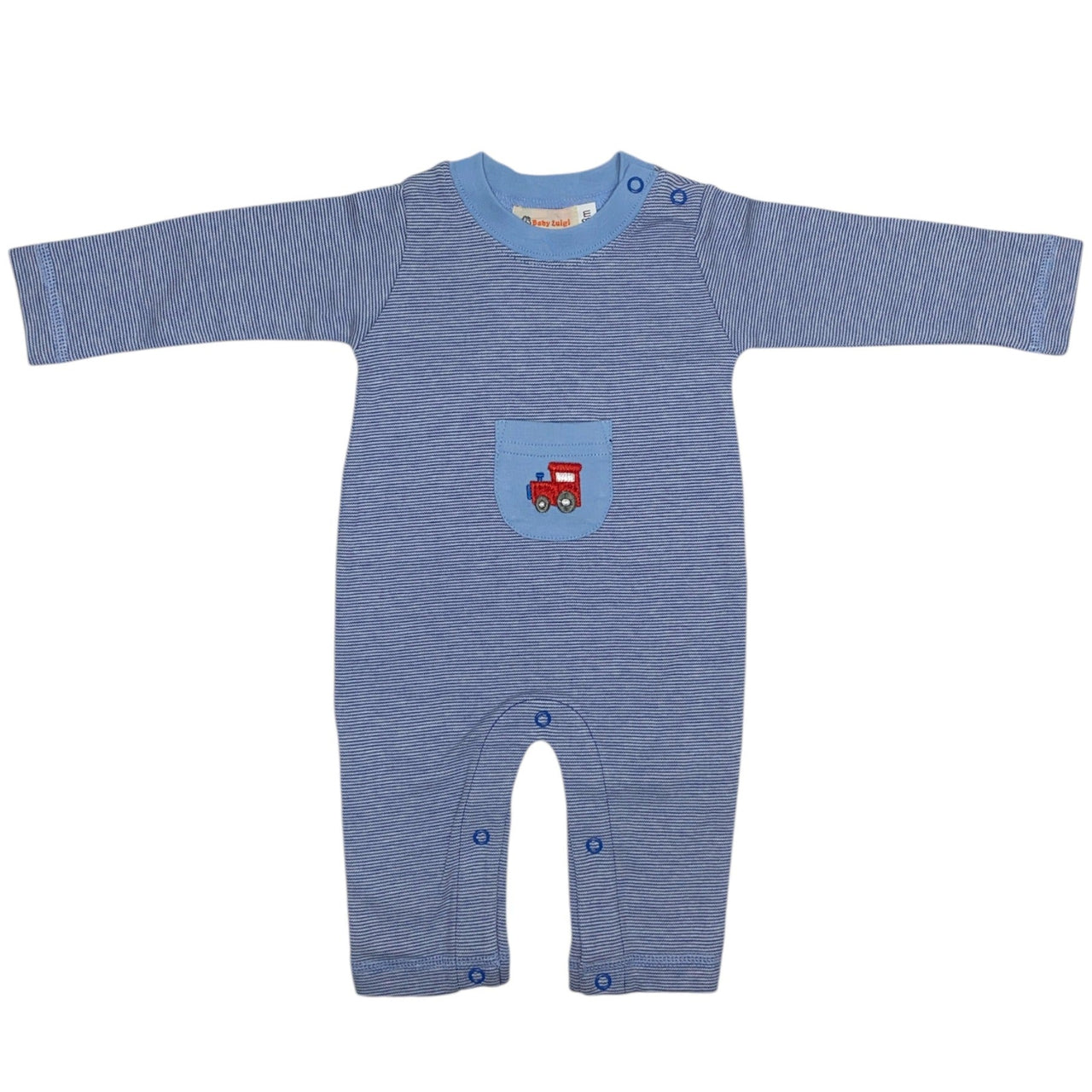 Luigi Boy Romper W/Emb on Pocket 5209