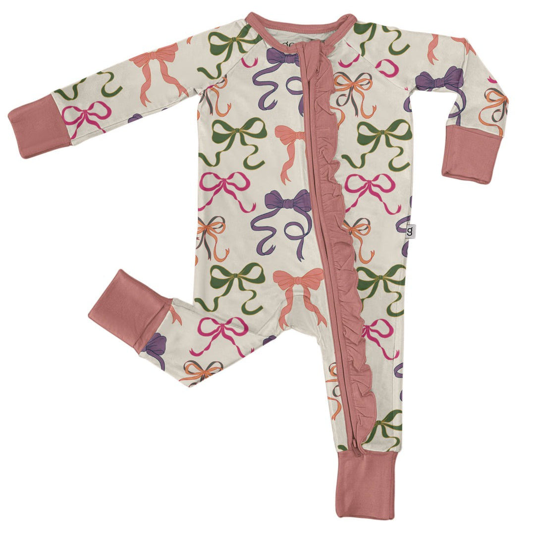 Goosies Bows LS Zip PJ LSZRM-BOWS 5212