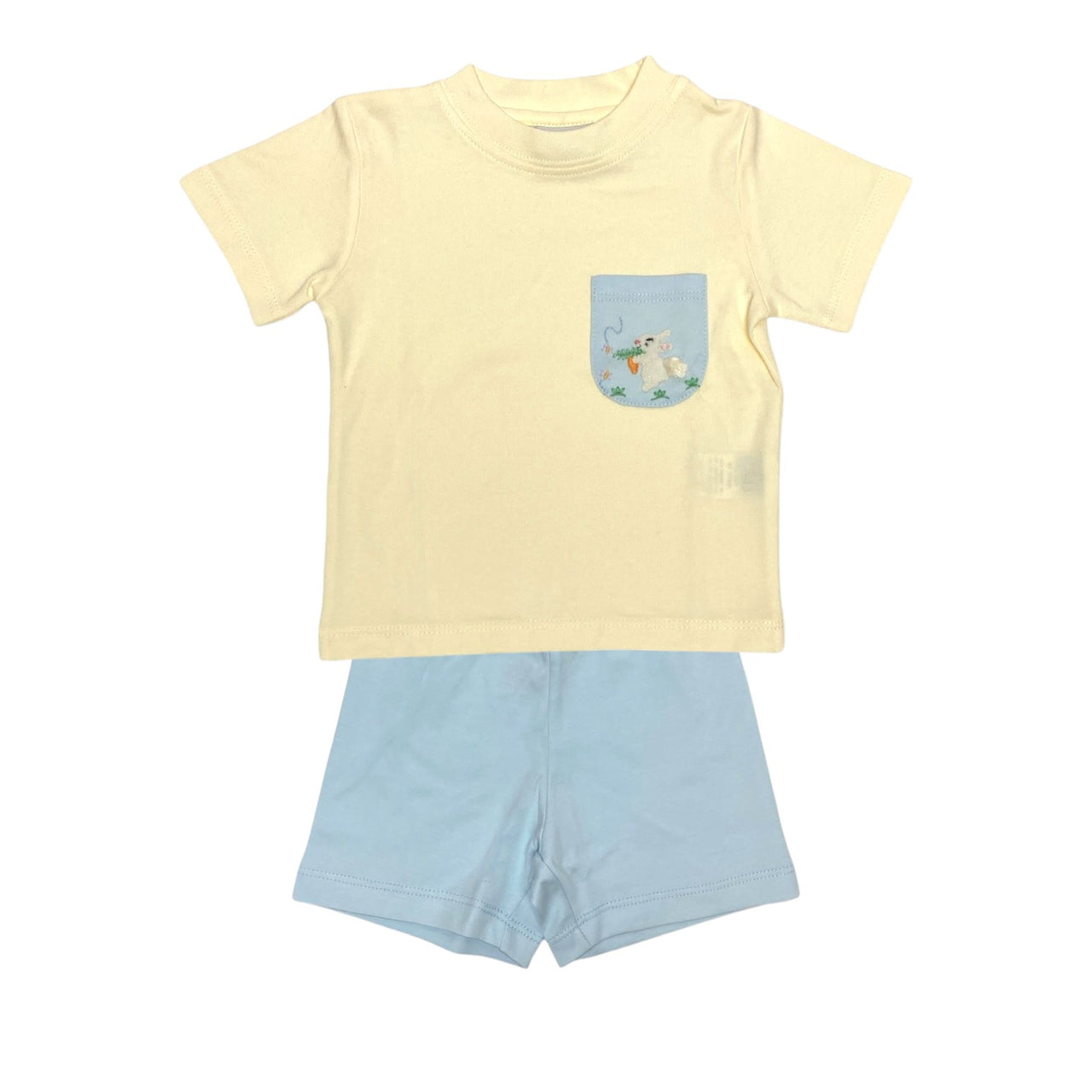 Squiggles Bunny W/Carrot S/S Tee Shirt & Short Set 94P/37 5301