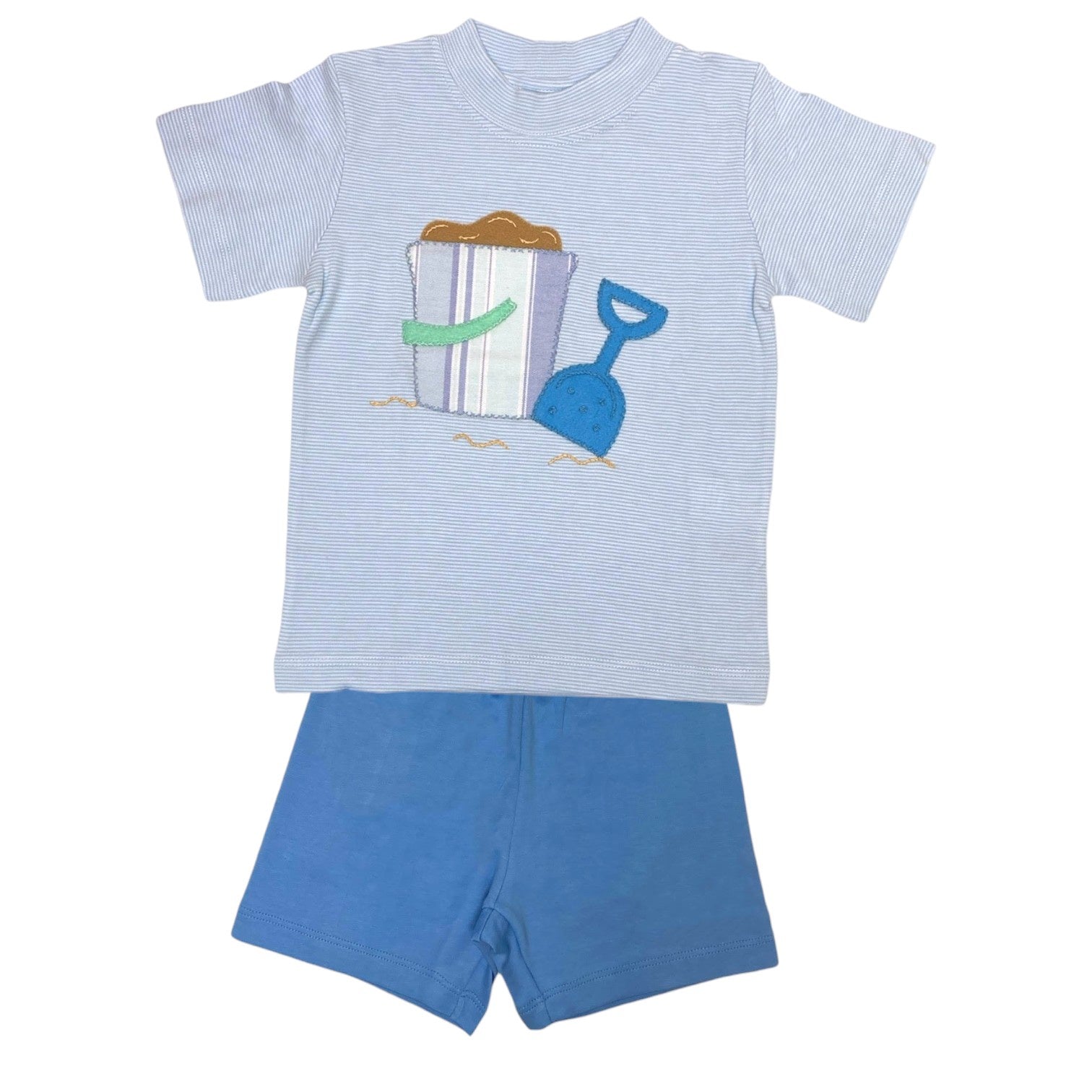 Squiggles Beach Toys Blue S/S Tee Shirt & Short Set 94/645 5301