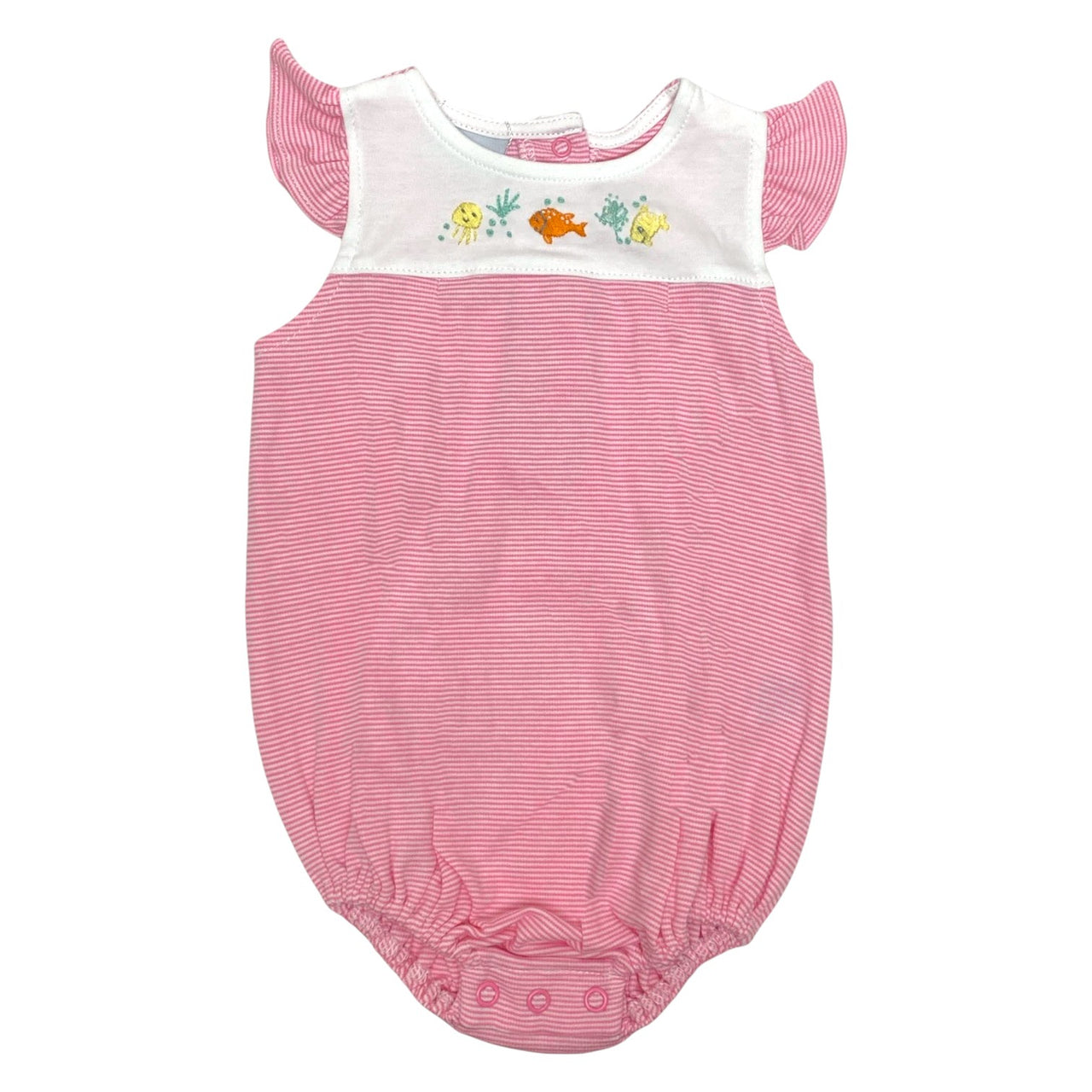 Squiggles Swim Class Sleeveless Romper W/Angel Wings 306/638/04MS 5301