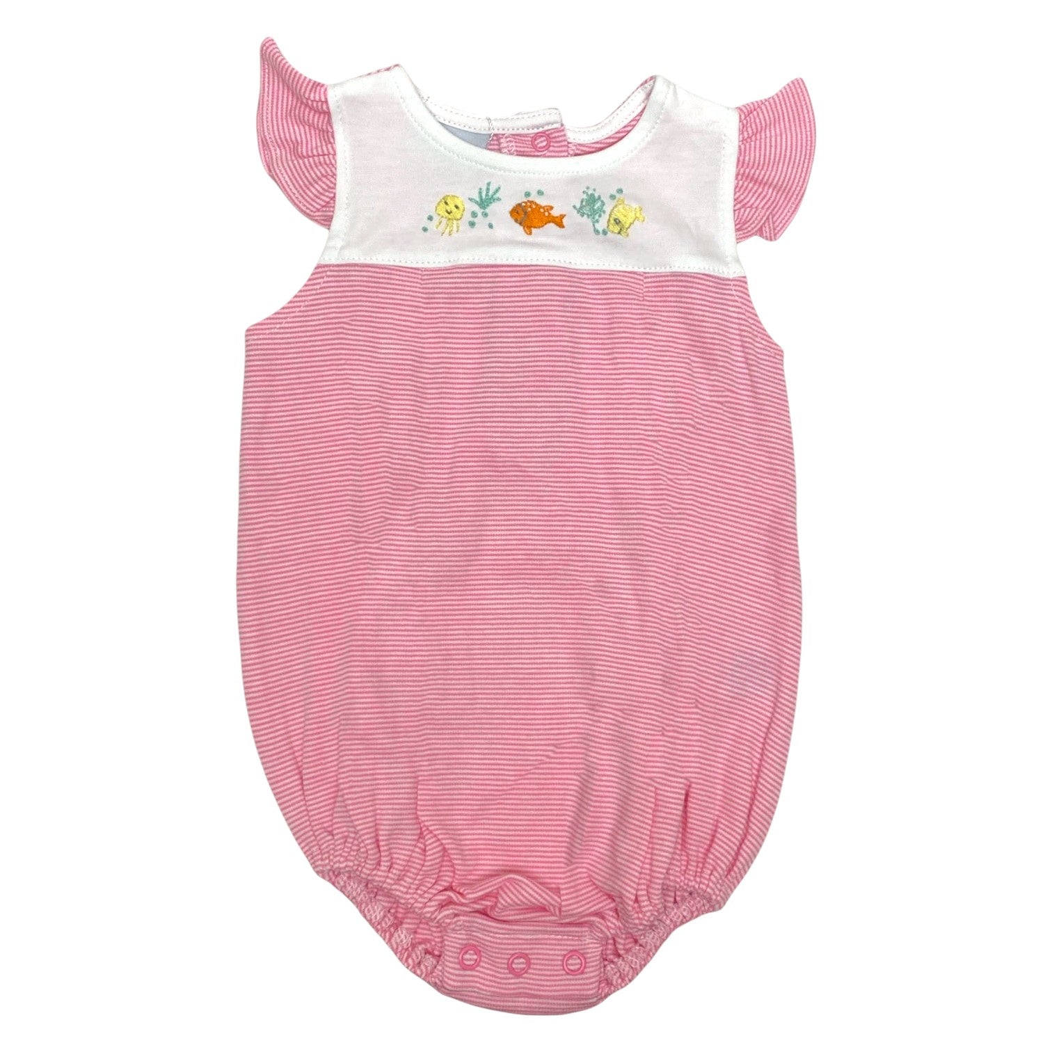 Squiggles Swim Class Sleeveless Romper W/Angel Wings 306/638/04MS 5301