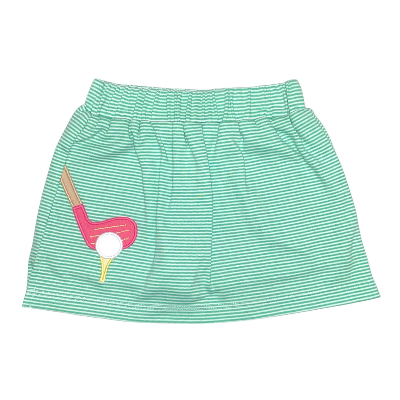 Zuccini Golf Miley Skort Covington Green Bitty Knit 5301