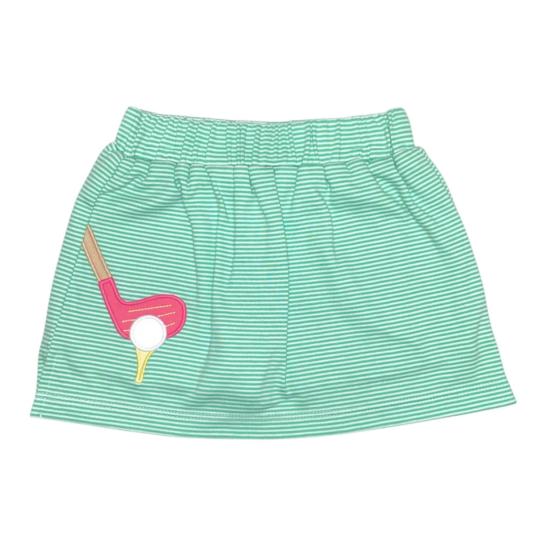 Zuccini Golf Miley Skort Covington Green Bitty Knit 5301